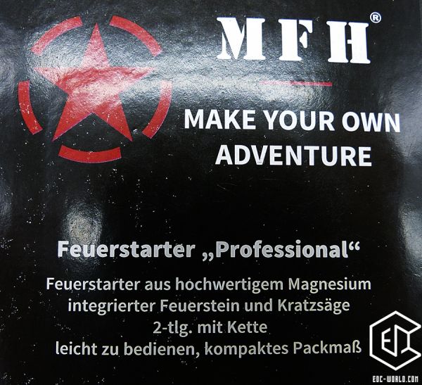 MFH® Feuerstarter "Professional" Magnesium